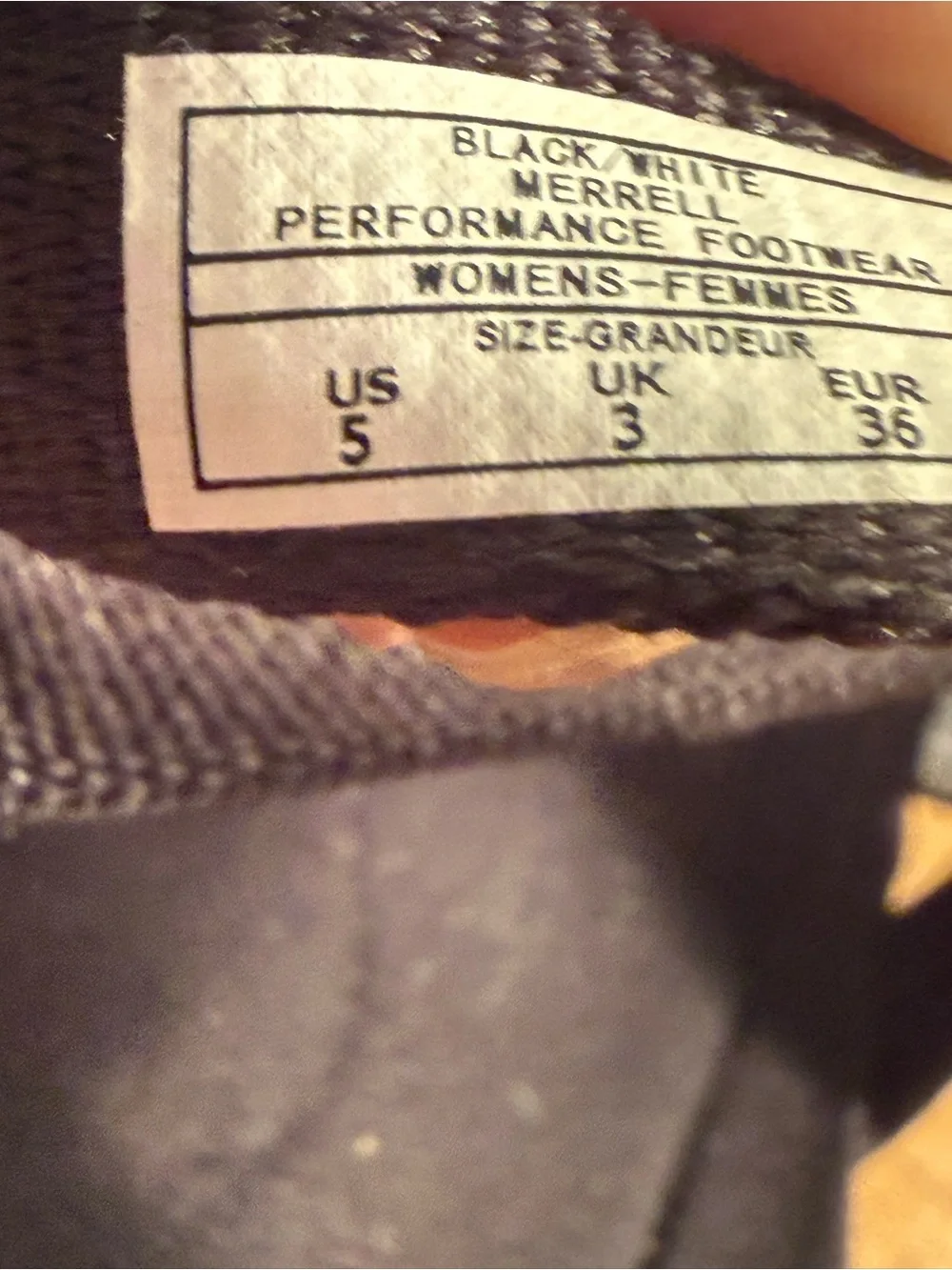 Merrell pre owned